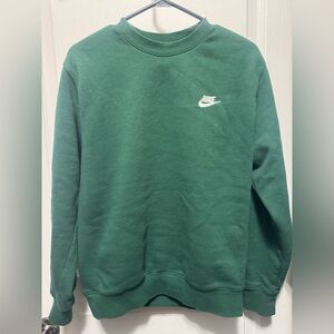 Nike Men's Forest Green Crewneck Sweater